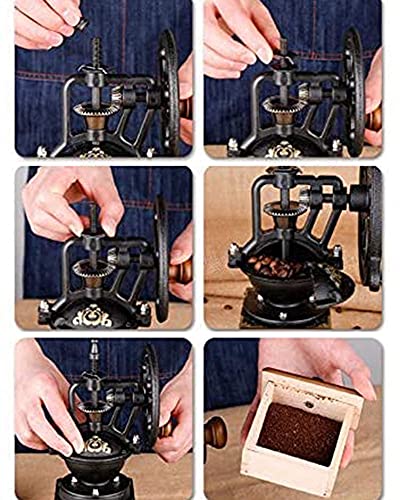 YUNLILI Manuelle Kaffee Mühle-Siphon Kaffeemaschine Kaffee Set Siphon Belgierer Krug Temperatur Einstellbare Große Hand… – Bild 7