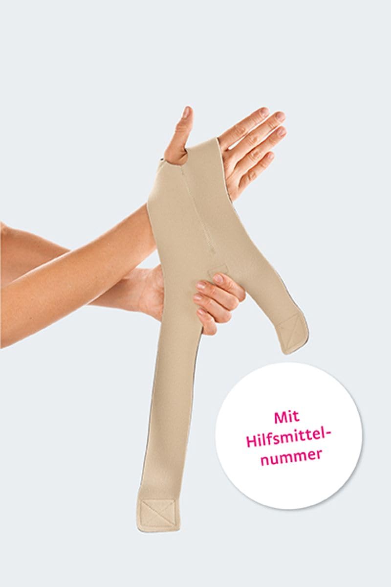 medi circaid juxtafit essentials adaptives Kompressionssystem - Handteil | Größe: M | Links | Unelastische Kompression für die Hand | Einstellbare Kompressionsstärke | Einfache Handhabung