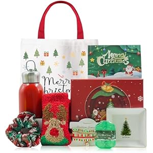 Christmas Gifts Box for Women, Xmas & New Year Gifts Baskets Holiday Gift Sets for Mom, Grandma, Daughter, Sister, Wife, Girlfriend, Friend, Coworker, Teacher