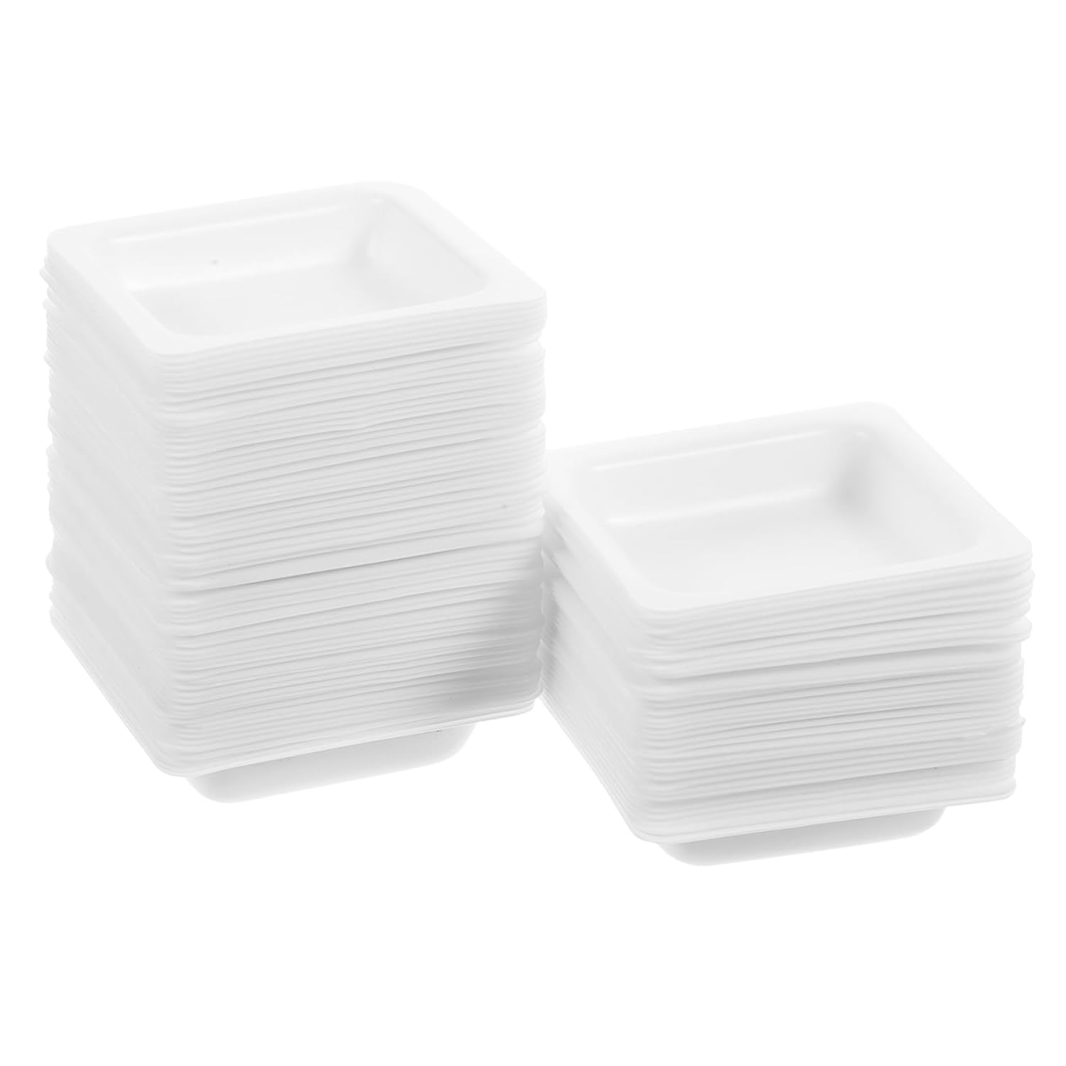 Gatuida 500pcs Weighing Dishes for Lab Reusable Pans Weighing Boat for Accurate Measurements