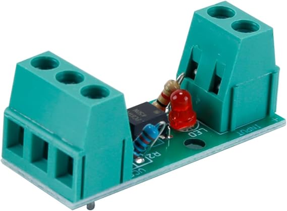 2 PCS Optical Isolator Module, Optocoupler 3V-5V12V/24V,5KHz 1 Channel Insulated Current Transformer Board PC817 EL817 PLC Processors