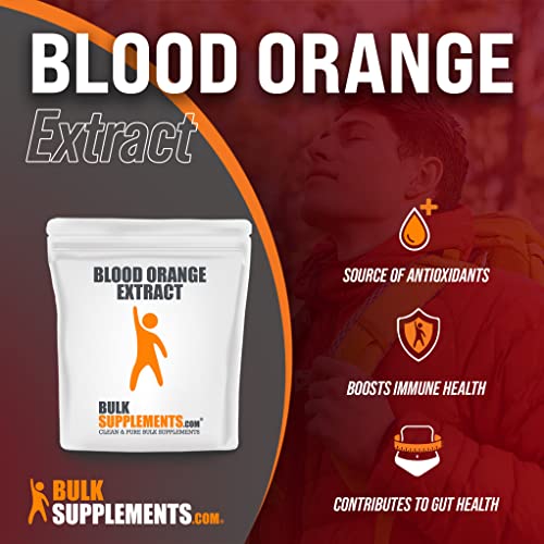 Bulksupplements.com Blood Orange Extract Powder - Dietary Supplement, Sourced From Blood Orange Fruit - Gluten Free - 500Mg Per Serving, 200 Servings (100 Grams - 3.5 Oz) #TOP2