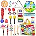 Produktbild Paochocky Musikinstrumente Kinder Set, 23PCS Holz Percussion Set für Kleinkinder und Baby, Musik Kinderspielzeug Geschenke, Xylophon Percussion Instrumente mit Tragetasche