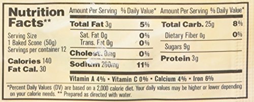 Sticky Fingers Scone Mix (Pack of 2) 16 Ounce Bags – All Natural Scone Baking Mix (Pumpkin Cranberry)