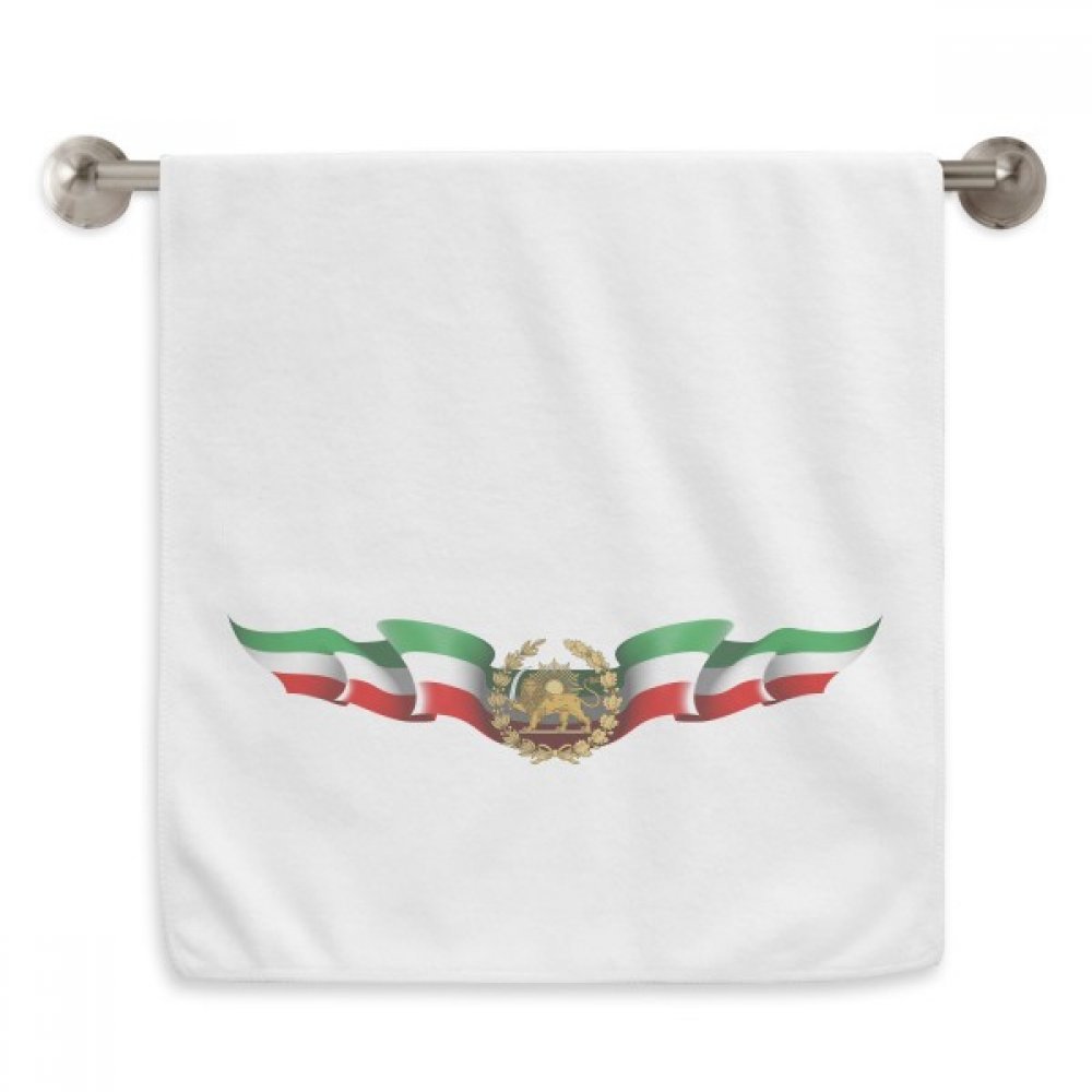 Serviettes moelleuses Italie emblème national 13X29 pouces blanc