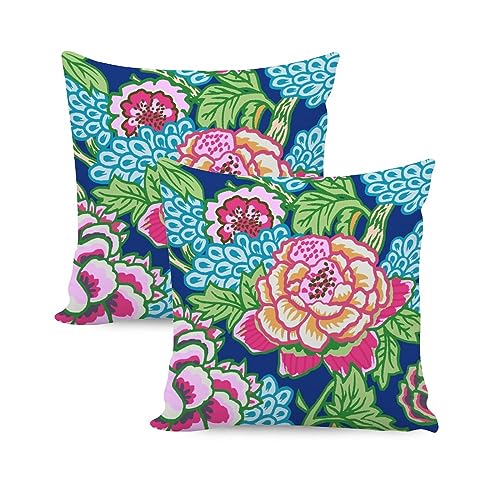 MangGou Colorful Chinoiserie Flower Farmhouse...