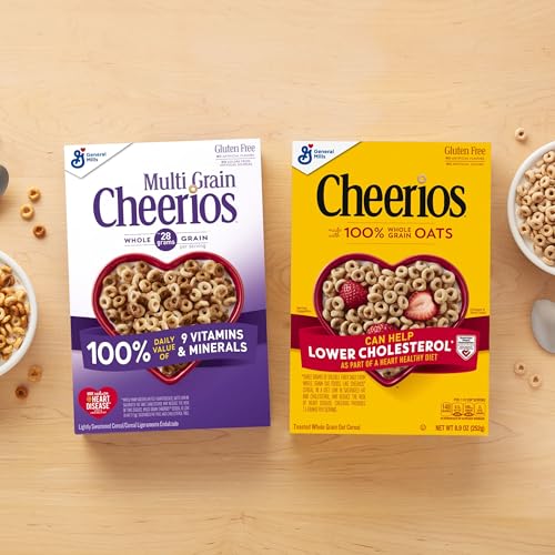 Multi Grain Cheerios, Heart Healthy Breakfast Cereal, Large Size, 12 oz image 9