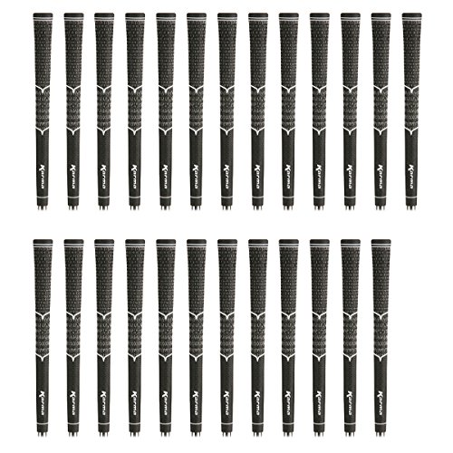 Karma V-Cord Black Black Standard - 13 Piece Golf Grip Bundle