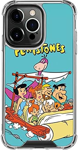 Skinit Clear Phone Case Compatible with iPhone 13 Pro - Officially Licensed The Flintstones and Rubbles Design