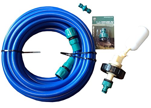 Suitable for Aquaroll Mains Water Adaptor Ball Valve Kit with 10 mtr Food Grade Hose by Care-avan