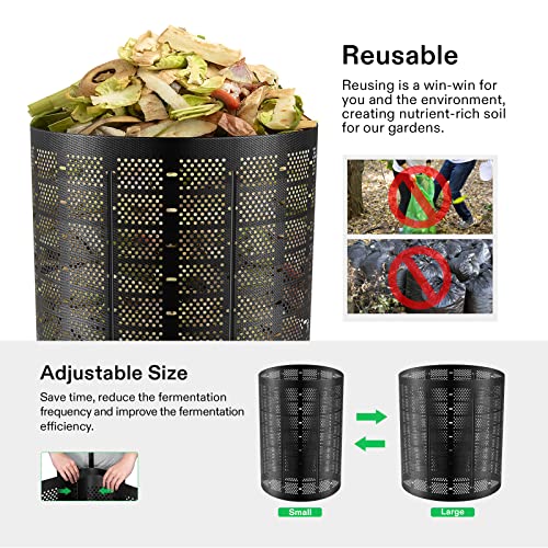 Vivosun CBIN-H220 220 Gallon Outdoor Compost Bin thumb #3
