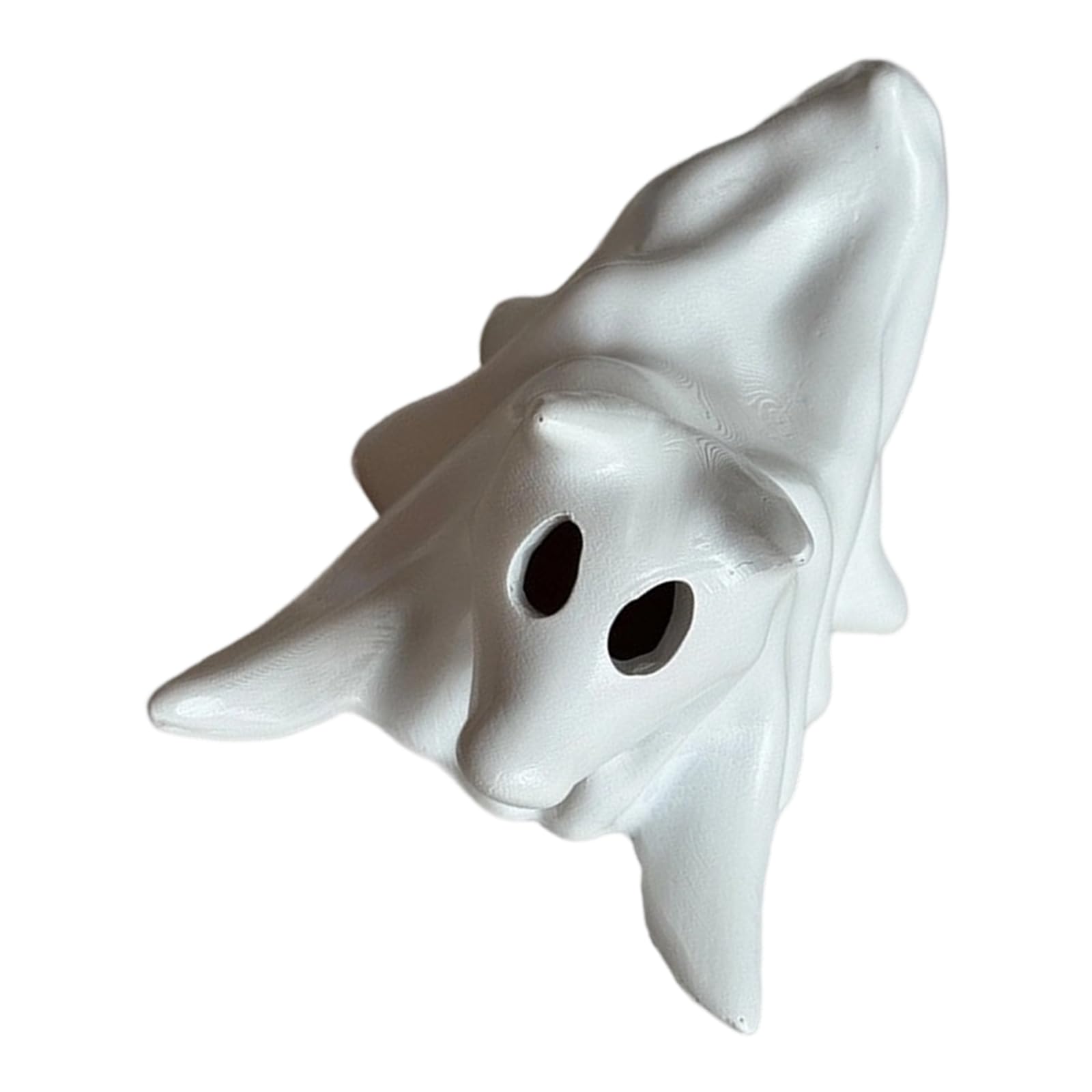 Jazuaiao Halloween Ghosty Dog Decoration Resin Pet Ornament for Party Home Garden Holiday Festival Display Halloween Garden Ghosty Puppy Decoration