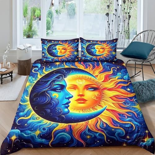 Linge de lit bleu céleste pour transformer la décoration d'une chambre d'adolescent double