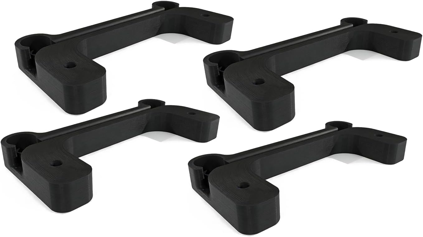 4 Pack for IKEA Markus Armrest Lowering Bracket, Adjustable Armrest Height Reduction Kit, Office Chair Arm Support Spacer Set, Ergonomic Chair Armrest Adjustment Hardware (5CM)