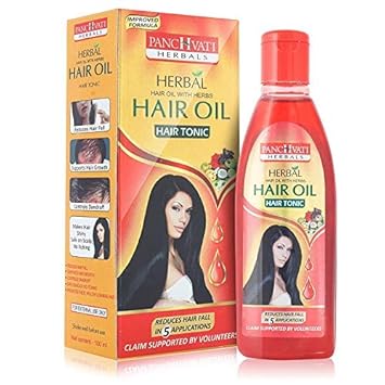 Panchvati Herbals Hair Oil, Checks hair fall and baldness Promotes thick, healthy and shining hair.100 ml