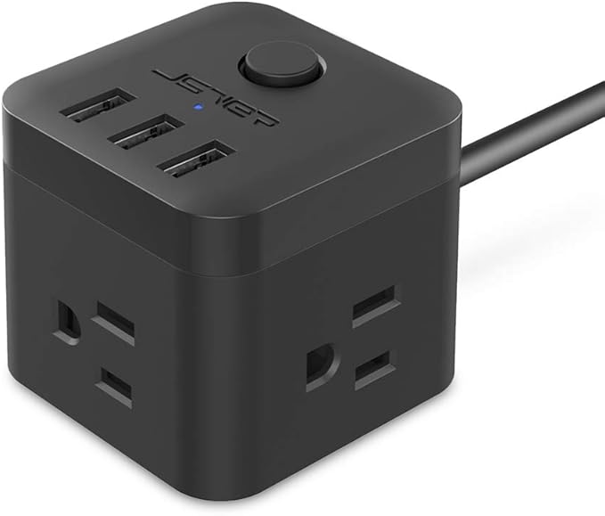 Power Strip with USB, Outlet Strip JSVER USB Power Strip