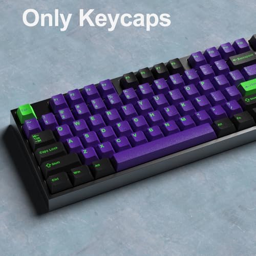Image of Fogruaden PBT Keycaps Set, Cherry Profile Custom Keycap for Mechanical Keyboard Keycaps(Cherry chuhaoji)