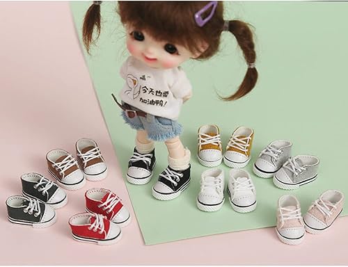 Miniatura 2 de BJD - Zapatos de muñeca casuales para OB11, GSC, Molly, Holala, 112bjd, zapatos, accesorios de juguete para muñecas (gris)