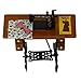 Vintage Miniature Dollhouse Sewing Machine with Cloth New in Box 1/12 Scale