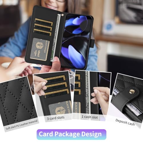 Coque Google Pixel 9 / 9 Pro 5G étui portefeuille à rabat avec protège-écran