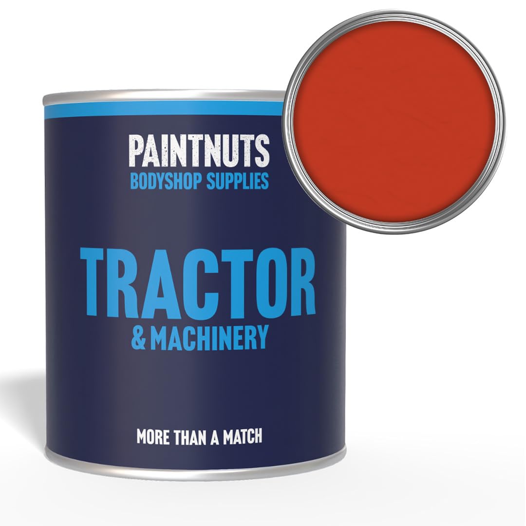 Paintnuts Tractor & Machinery Paint suitable for Class Red/Orange Wheels (RAL2002) - 2.5 Litre Tin