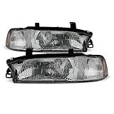 ACANII - For 1995 1996 1997 Subaru Legacy Outback Headlights Headlamps Replacement Driver + Passenger Side