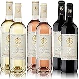 Corsaire R&eacute;serve du President Probierpaket Frankreich, gemischtes Weinpaket + VINOX Winecards (6x0,75l)