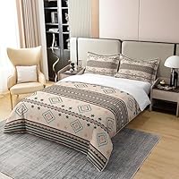 Southwest Native Design Copripiumino Southwestern Geometrico Set di Biancheria Da Letto Per Bambini Ultra Morbido Tribale Comforter Cover Rosso Verde