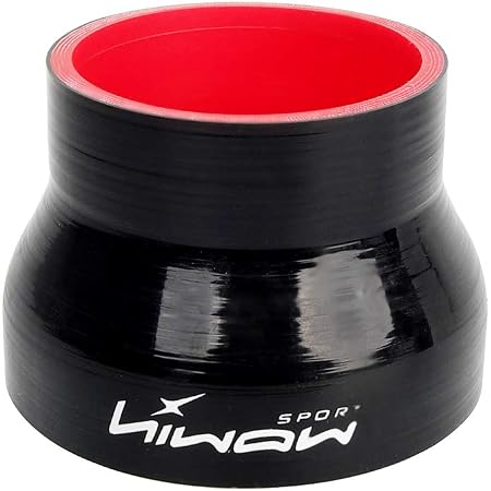 HPS (3-1/4 83mm ID) 5 Long 4-ply Silicone 90 Degree Elbow Coupler Hose Black e