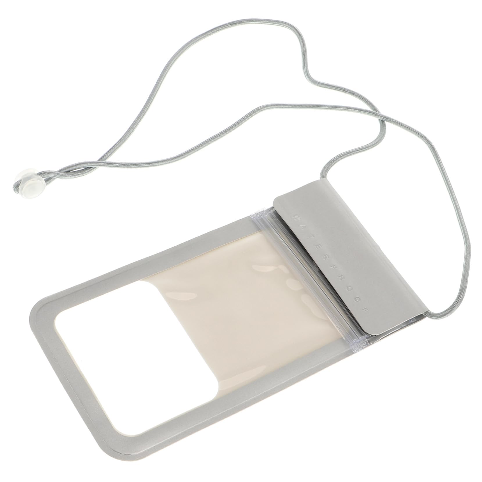 ULDIGI 1Pc Mobile Phone Bag Screen Pouch for Swimming Diving and Beach Use Materials Compatibility Convenient Neck Bag Carry Silver