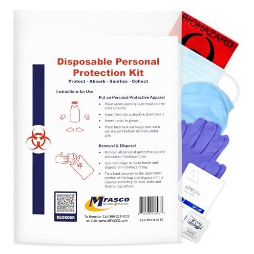 MFASCO Disposable PPE Kit with Apron & Visor - Complete Protection