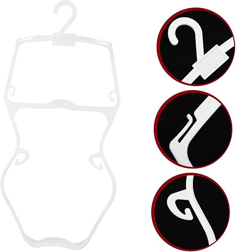 Miniatura 2 de Plástico 5pcs Niños Traje Colgador Portátil Colgante Rack para Armario Almacenamiento