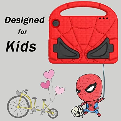 Mansiruyi Tablet 2022 Case for 7inch Tablets, Kids Case for 7 tablet (12th Generation, 2022 release), Lightweight Shockproof 2022 7inch Tablet Case with Handle and Kickstand - Red