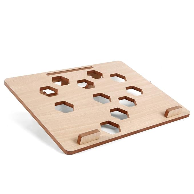 Wooden Portable Laptop Stand, Cooling Laptop pad Wooden Laptop Stand