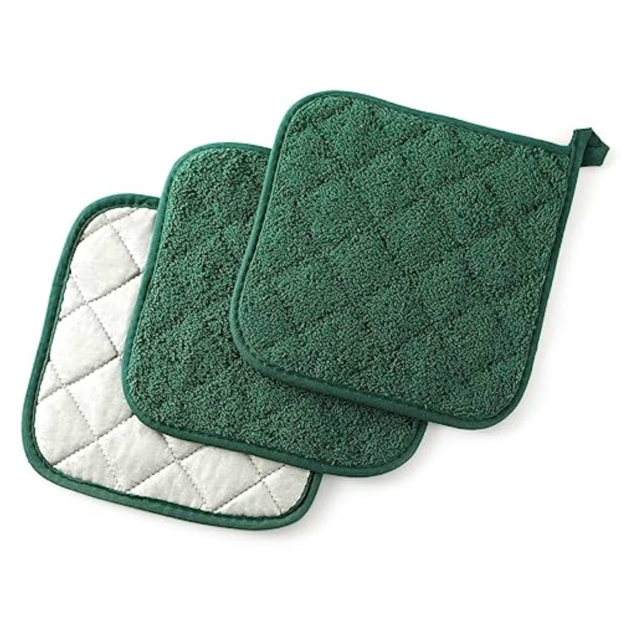 100% Cotton Basic Terry Collection Quilted Pot Holder