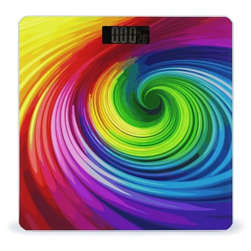 Báscula Digital Smart Rainbow Spiral para Baño con Pantalla Grande miniatura 1