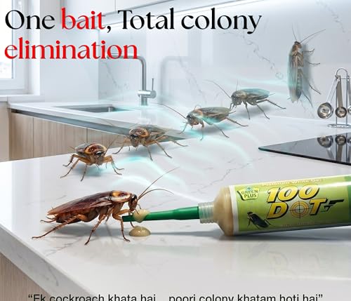 Image of Turning Point Natural Care Cockroach Gel injection 35grm |10 Minutes Result Guaranty|Removes Entire Cockroach Infestation|Powerful Cockroach Repellent For Home|100% Organic Chemical Free (100 Dots Injection 35 grm)