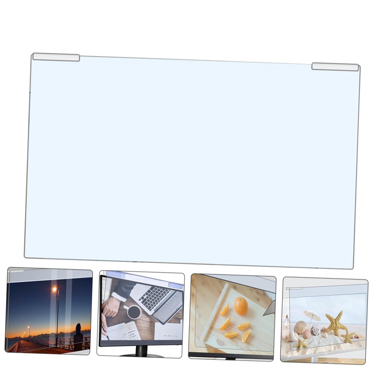 SHINEOFI 1 Pezzo Pellicola Protettiva per Schermo Laptop Protettore Blu Antiriflesso Trasparente per Monitor Facile Installare e Rimovibile Compatibile con LCD Tv e Notebook