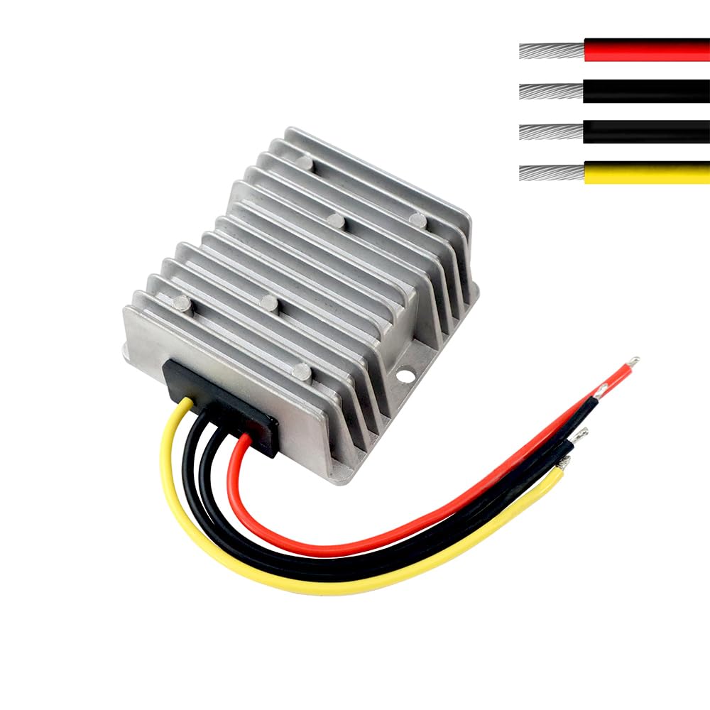 12V to 24V DC Step Up Converter 10A 240W, Boost Converter DC Power Converter, Waterproof Module Voltage Regulator, for Cars, Trucks, LED Light Strips