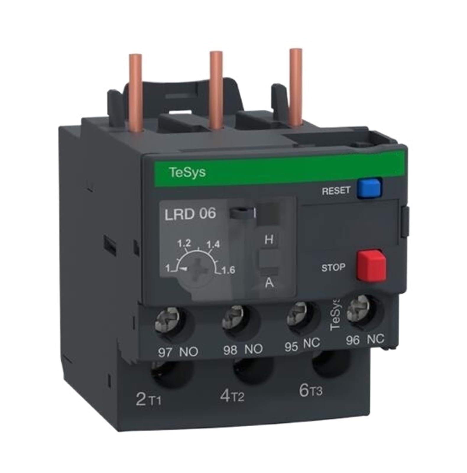ZVQYSGIW LRD06 LR-D06 overload relays - 1...1.6 A - class 10A