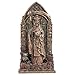 Veronese Design 9 3/8 Inch Regal Santa Muerte Dia De Los Muertos Arch Cold Cast Resin Bronze Finish Sculpture