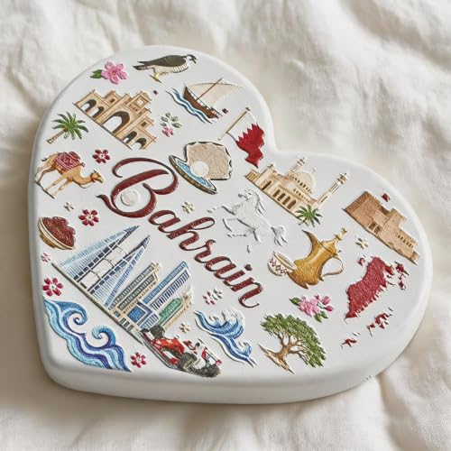 Aimants de réfrigérateur Bahreïn Souvenir touristique Décoration de réfrigérateur Aimant – vue 4