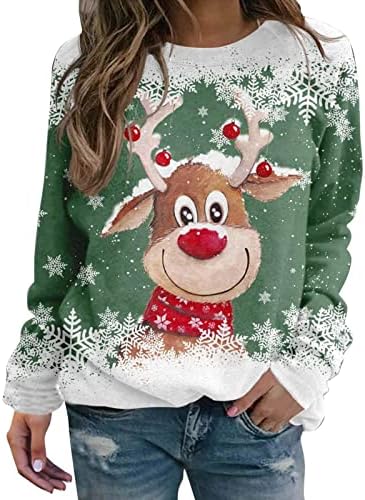 Générique Pull Noel Rigolo Femme Hiver, Drole Pull Moche, Famille Assortis, Sweat Polaire Chaud Sweatshirt