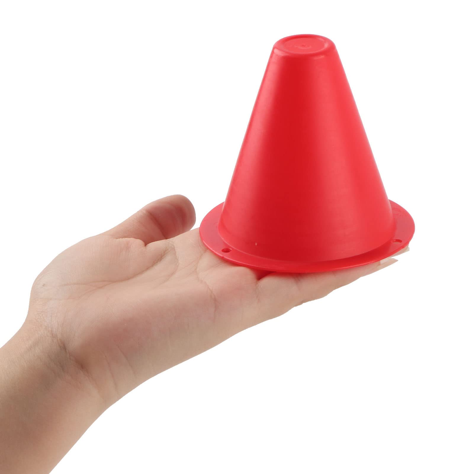 KOSDFOGE Cônes D'Entraînement de Football, 10 Pièces Cônes D'Entraînement de Football Barrière de Football Support de Marqueur en Plastique Accessoires pour Entraînement Sportif, Football(Orange KOSDFOGE Cônes D'Entraînement de Football, 10 Pièces Cônes D'Entraînement de Football Barrière de Football Support de Marqueur en Plastique Accessoires pour Entraînement Sportif, Football(Orange
