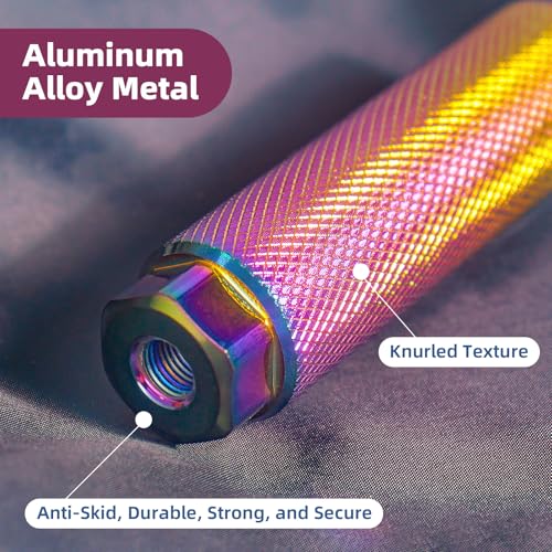 image for Shwsed Bike Pegs, Aluminum Anti-Skid BMX Bicycle Foot Pegs for Mountai