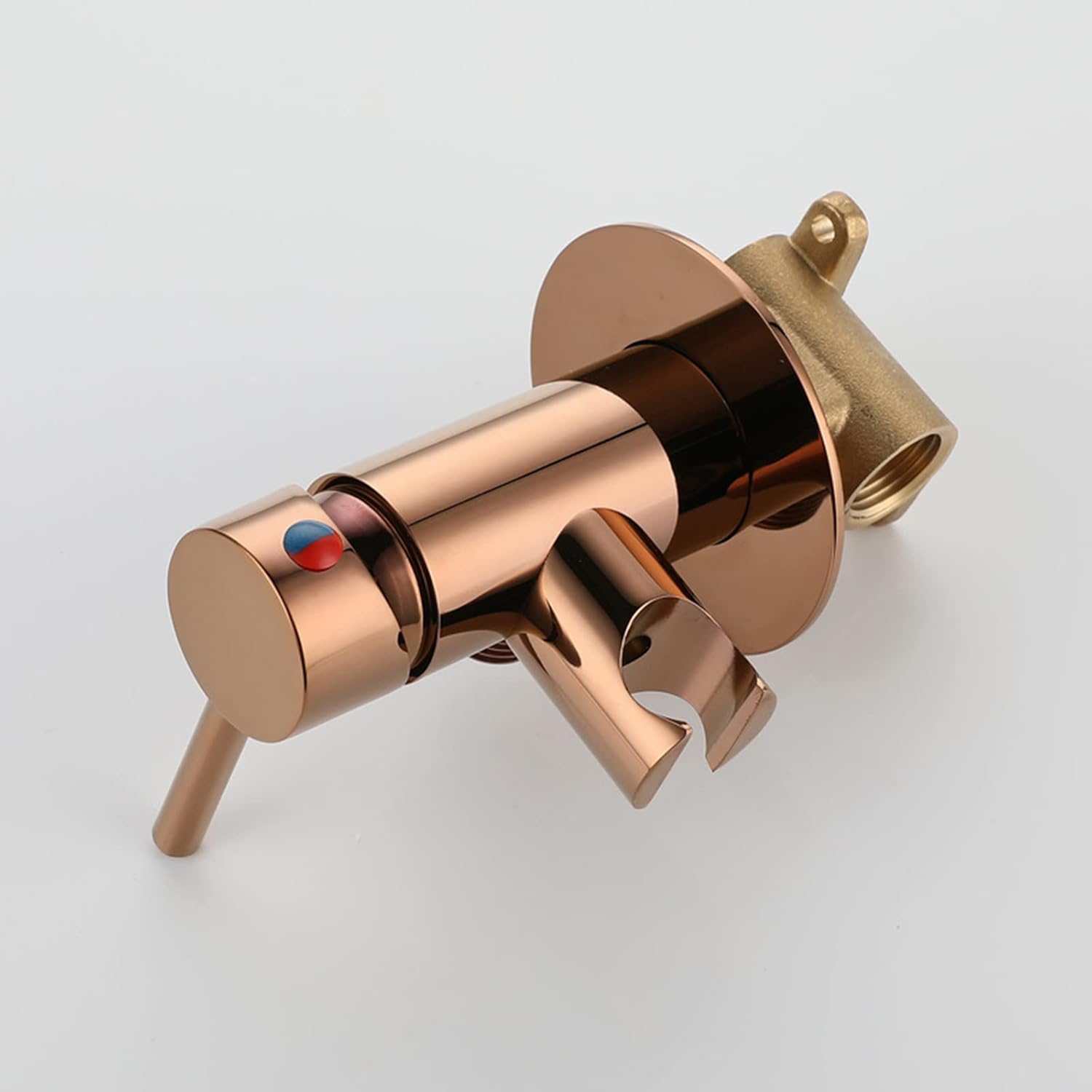 Hand Held Toilet Bidet Sprayer, Wall Mount Portable Cloth Diaper Sprayer Brass Bidet Faucet for Pets Shower,Rose Gold(Rose Gold)