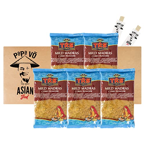 5x100g TRS Mildes Madras Curry Powder (Papa Vo ®) Cover