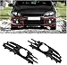 1 Pair Front Bumper Fog Light Lamp Grill Compatible For VW Scirocco 2008-2014 1K8853665C 1K8853666C(Left) Grilles(Left)