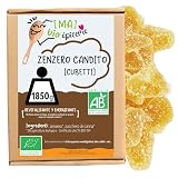 MA bio-épicerie - Zenzero Candito Bio in Cubetti 1850 g - Zenzero Disidratato Sfuso Senza Conservanti - Formato Famiglia per Cucina e Pasticceria
