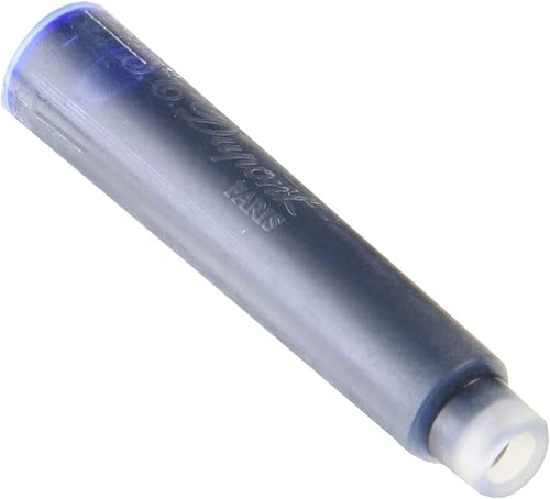S.T Dupont D-40102 - Cartuchos para pluma estilográfica, color azul rey